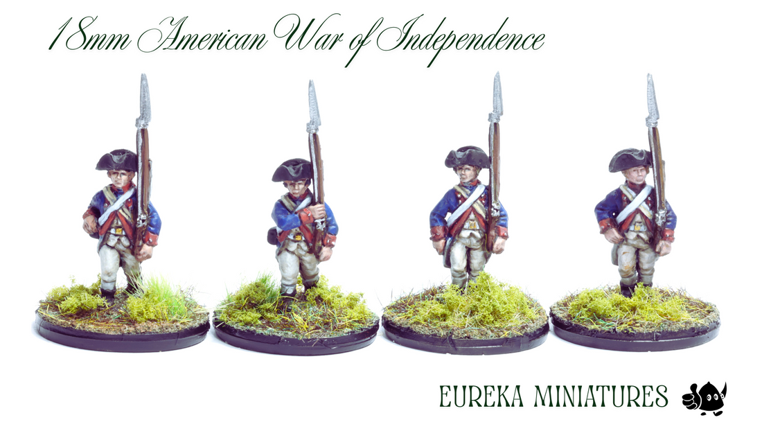 New American War of Independence Range in 18mm