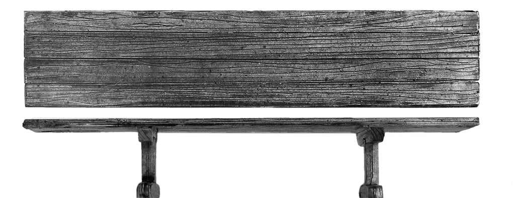 100CIVb The Medieval Feast: additional 4 benches and 2 tables - metal