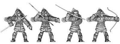 Innuit warrior in armour