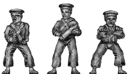 Gunboat gunner in naval uniform