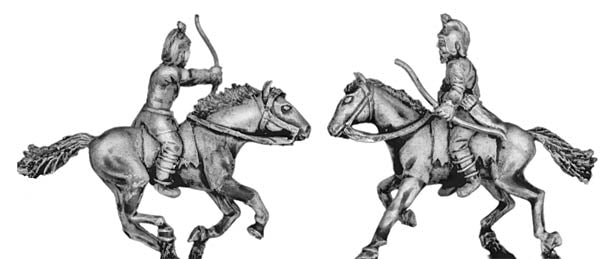 Pathlagonian horse archer, felt cap, bow