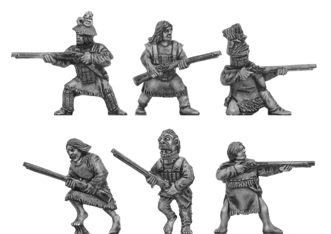 Tlingit with muskets