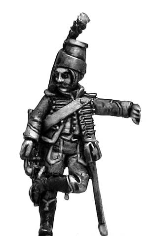 100WFR166b Chasseur fraternising at the water pump vignette (Mirliton)