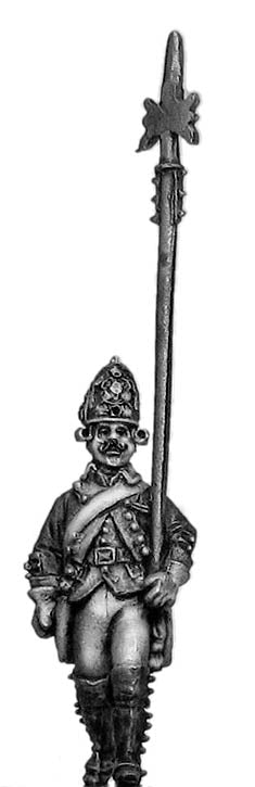 Russians 1799: Infantry NCOs, coat with lapels