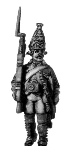 Russians 1799: Infantry NCOs, coat with lapels