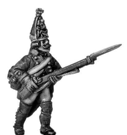 Russians 1799: Infantry NCOs, coat with lapels