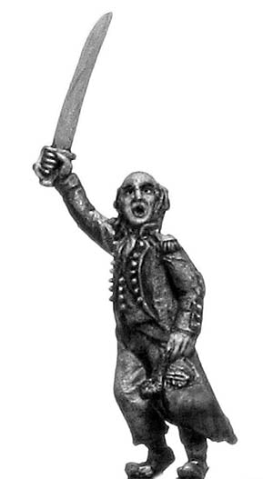 Revolutionary France: Light Infantry officer c1793-1800, ragged campaign uniform