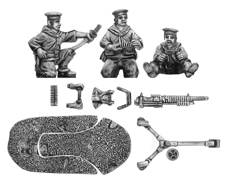Japanese Naval Landing Infantry, Cap HMG and three crew