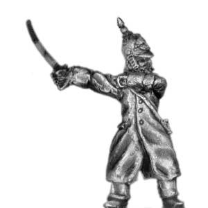 Russian Infantry Officer in greatcoat and helmet
