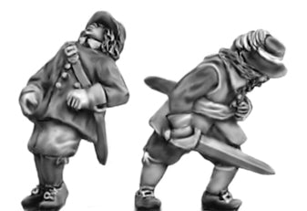This is a photo of 18mm figures for the English Civil War by Eureka Miniatures