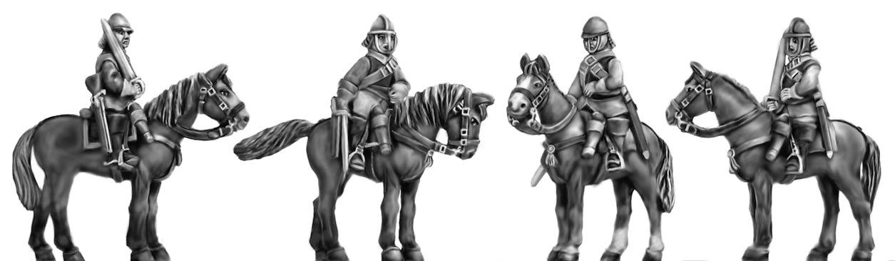 This is a photo of 18mm figures for the English Civil War by Eureka Miniatures