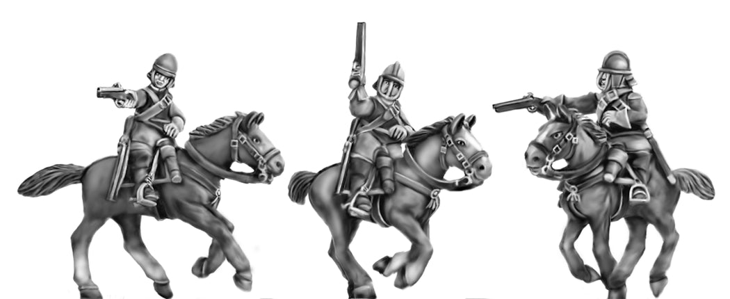 This is a photo of 18mm figures for the English Civil War by Eureka Miniatures