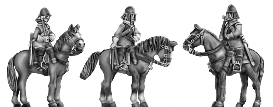 This is a photo of 18mm figures for the English Civil War by Eureka Miniatures