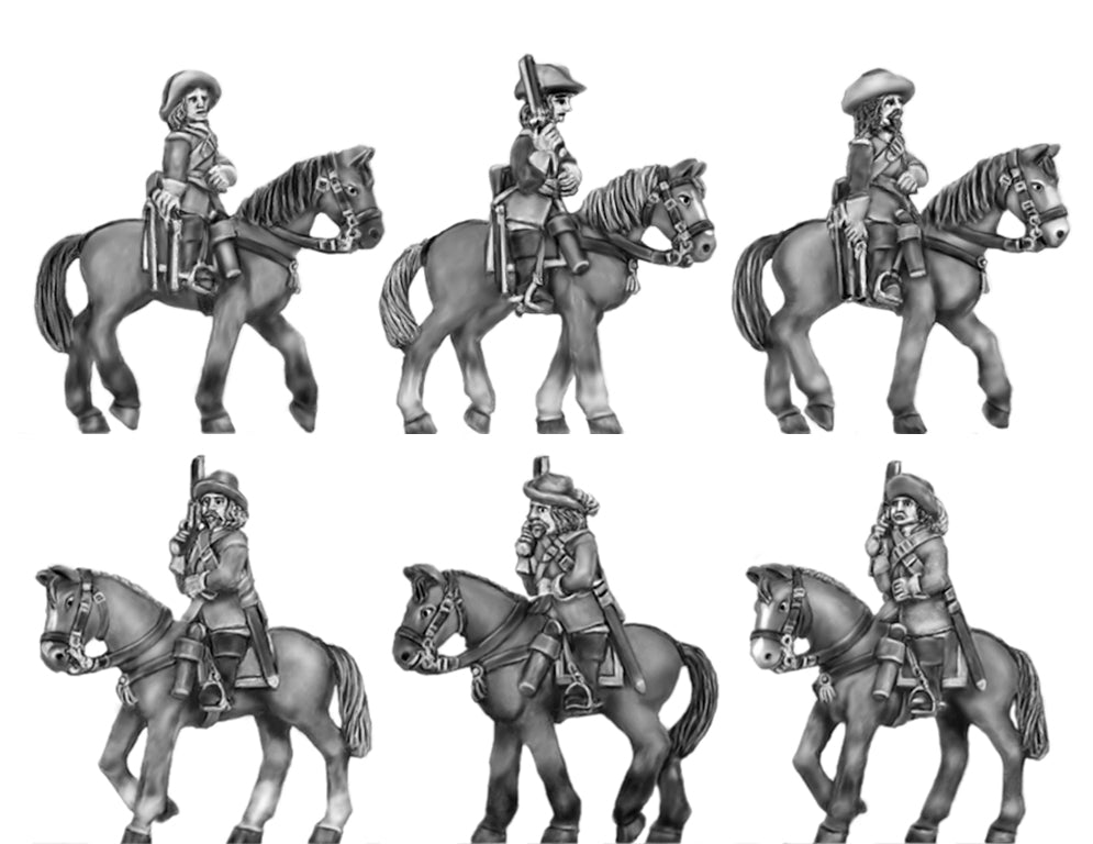 This is a photo of 18mm figures for the English Civil War by Eureka Miniatures