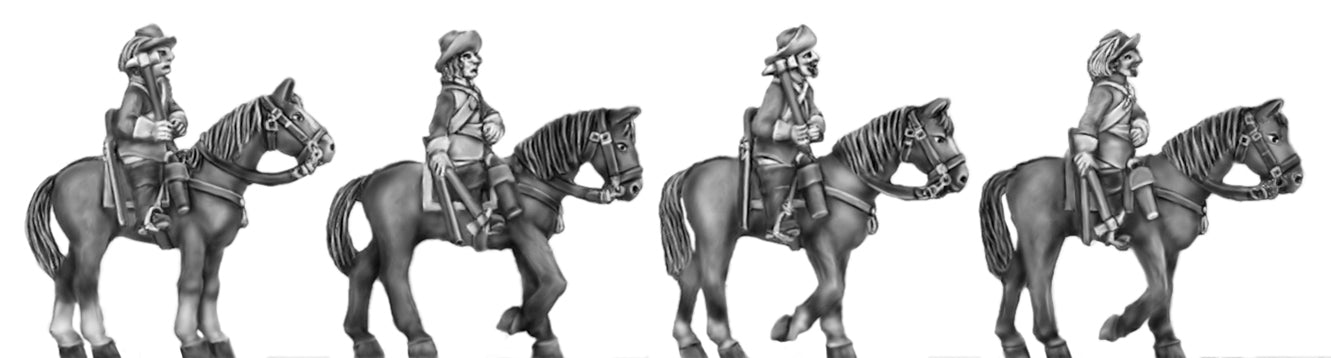 This is a photo of 18mm figures for the English Civil War by Eureka Miniatures