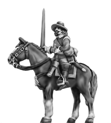 This is a photo of 18mm figures for the English Civil War by Eureka Miniatures