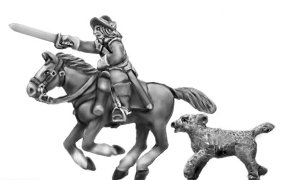 This is a photo of 18mm figures for the English Civil War by Eureka Miniatures