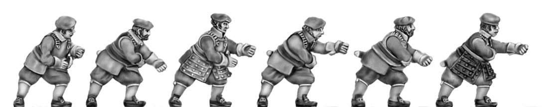 This is a photo of 18mm figures for the English Civil War by Eureka Miniatures