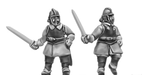 This is a photo of 18mm figures for the English Civil War by Eureka Miniatures