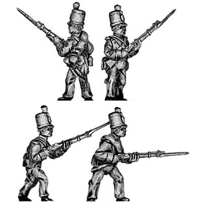 300MAW31 Mexican infantryman, advancing