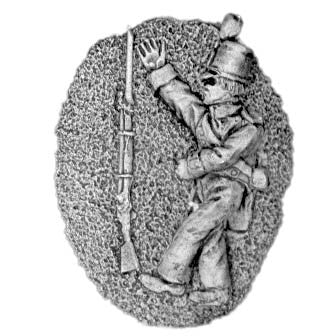 300MAW81 Dead Mexican Infantry game marker