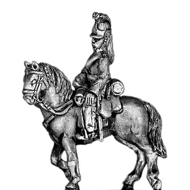 Heavy Dragoon Officer, in helmet