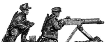 Soviet militia/partisans with HMG