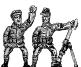 Chinese mortar with two crew