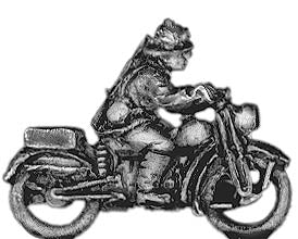Bersaglieri on motorcycle