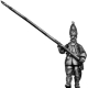  Dutch Grenadier Standard Bearer, marching, coat with cuffs and l 