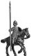  Merovingian horseman mounted 