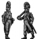  Officer, casque, ragged campaign uniform, marching 
