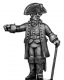  Artillery Officer, in flat fronted tricorne 