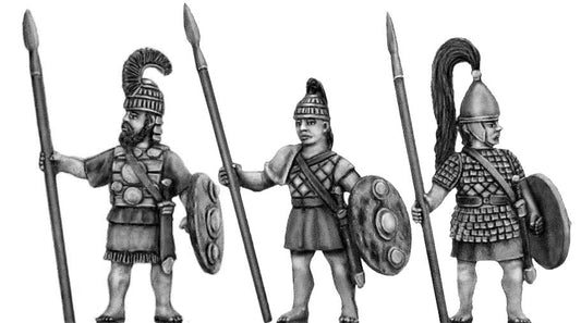 Bronze Age Greek infantry at rest