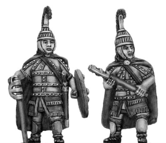 Bronze Age Greek armoured axemen