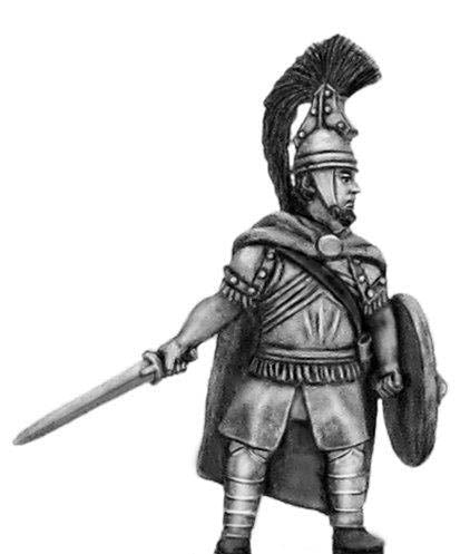 Bronze Age Greek hero with sword