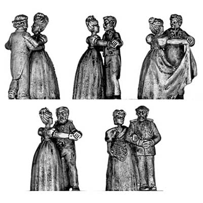 Victorian dancing couple