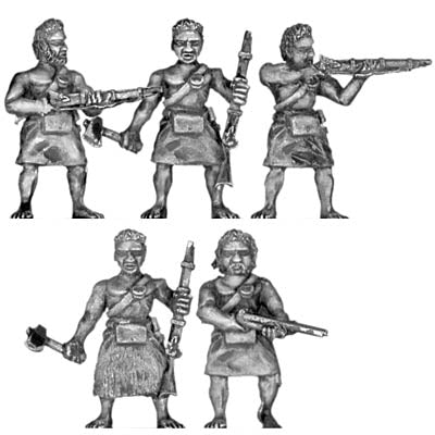 Maori with firearms