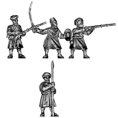 Zanzibari Arab Slaver, poorly armed with musket, sword or spear