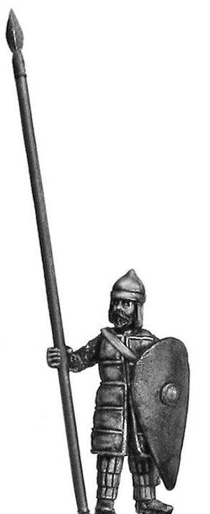 Byzantine horseman dismounted