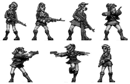 Kung Fu School Girls with guns