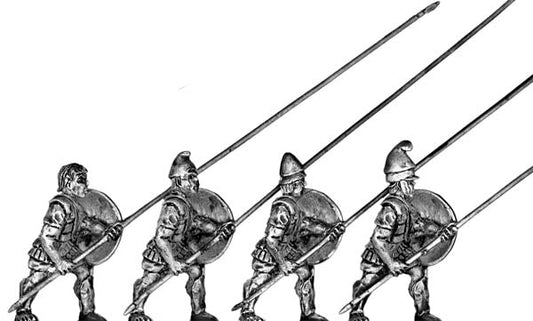 Macedonian pikeman, linen cuirass, front ranks