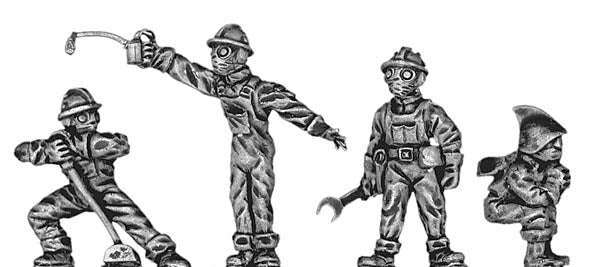100MSC05 Victorian Age Science-fiction vehicle crew