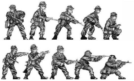 Rifle section (action poses)