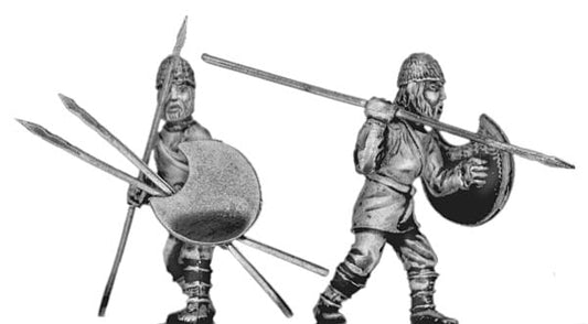 Pathlagonian infantry, wicker helmet, crescent shield