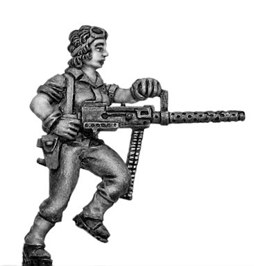 Rocket girl LMG bare headed
