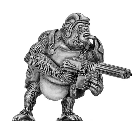 Soviet Gorilla with twin HMGs, tanker helmet and body armour