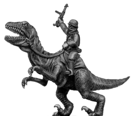 German soldier riding Dinonicus armed with SMG 2