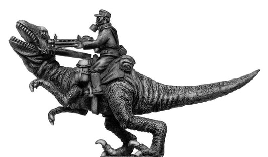 German soldier riding Dinonicus armed with MG-15