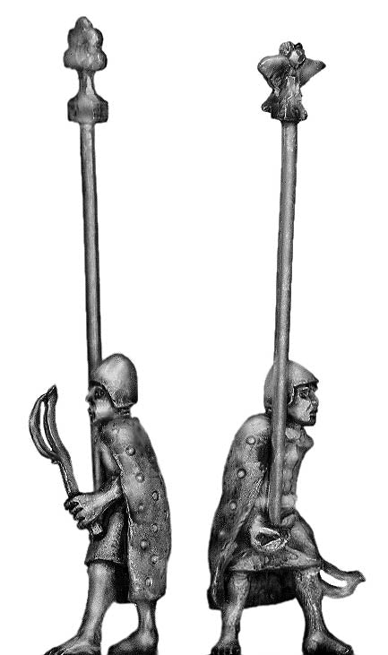 Sumerian Standard Bearer with cloak